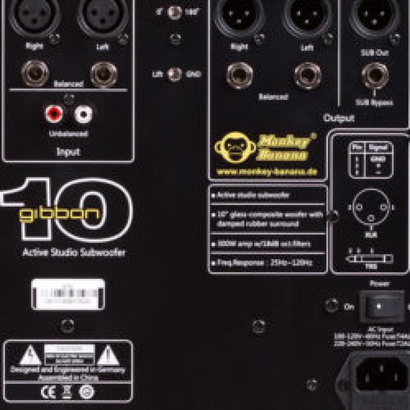 Monkey Banana Gibbon 10  subwoofer